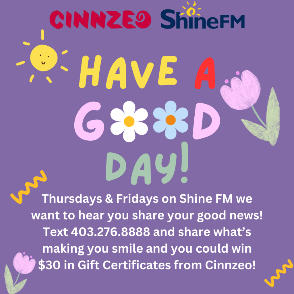 Cinnzeo Good News Giveaways Graphic